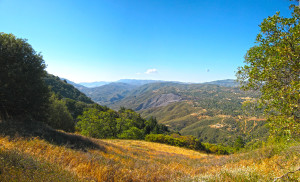 First look down at the town of Julian